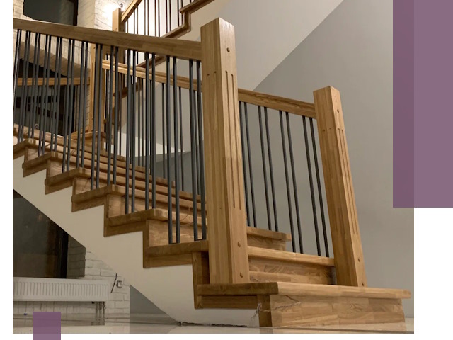 Реставрация деревянных и металлических лестниц в Мончегорске