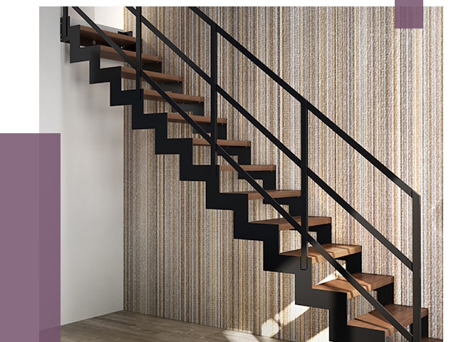 Изготовление металлических лестниц в Мончегорске от 47975 руб. | ПРОЛЁТ-Мнч