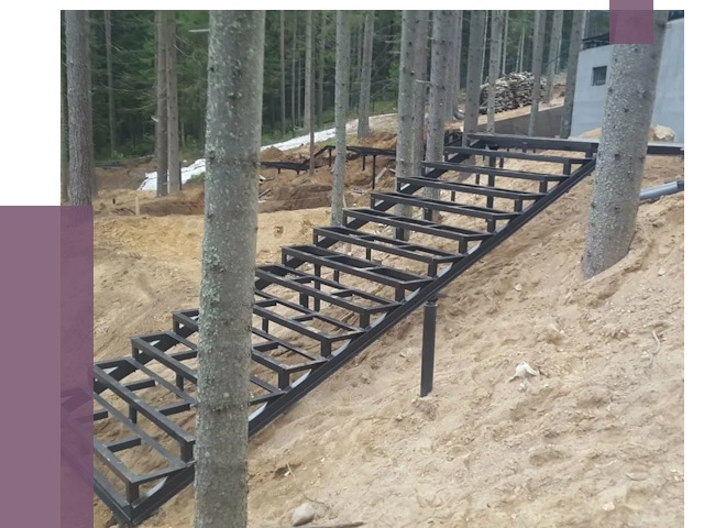 Монтаж металлических лестниц в Мончегорске от 13383 руб. 