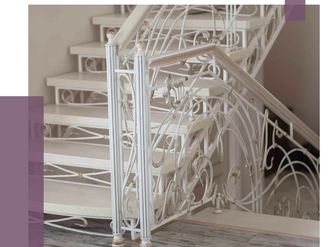 Изготовление кованых лестниц на заказ в Мончегорске от 85850 руб. | ПРОЛЁТ-Мнч