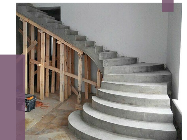 Изготовление бетонных лестниц под ключ в Мончегорске от 19695 руб. | ПРОЛЁТ-Мнч