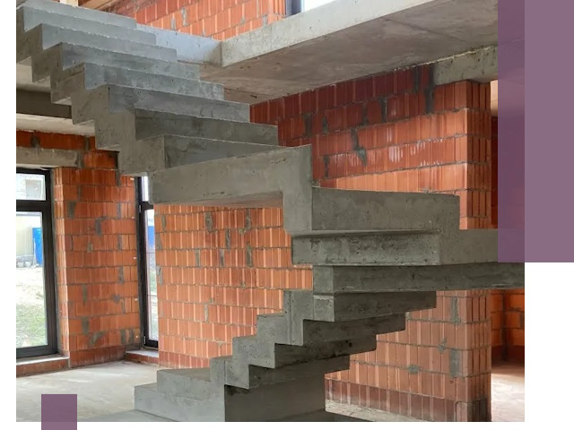 Изготовление бетонных лестниц под ключ в Мончегорске