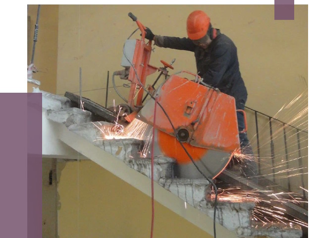 Демонтаж бетонных лестниц в Мончегорске от 4545 руб. за м2 | ПРОЛЁТ-Мнч