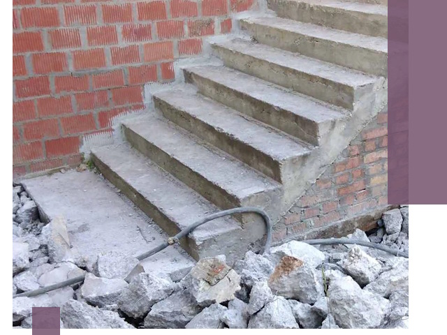 Демонтаж бетонных лестниц в Мончегорске: быстро и безопасно