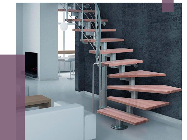 Модульные лестницы в Мончегорске от 16665 руб. — купить в ПРОЛЁТ-Мнч