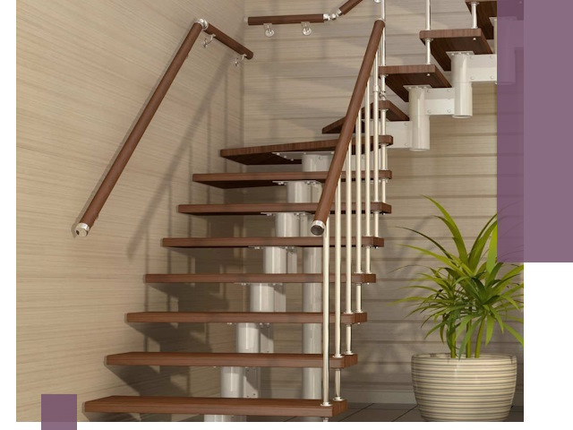 Изготовление модульных лестниц под ключ в Мончегорске