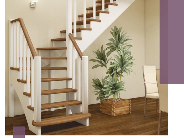 Г-образные лестницы под ключ в Мончегорске — изготовление и монтаж