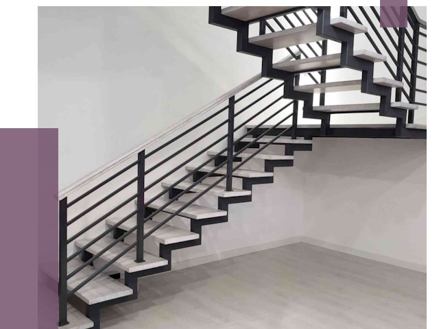 Лестницы на металлокаркасе под ключ в Мончегорске от 12625 руб. | ПРОЛЁТ-Мнч