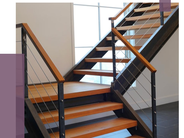 Изготовление лестниц на металлокаркасе в Мончегорске от 18685 руб. | ПРОЛЁТ-Мнч
