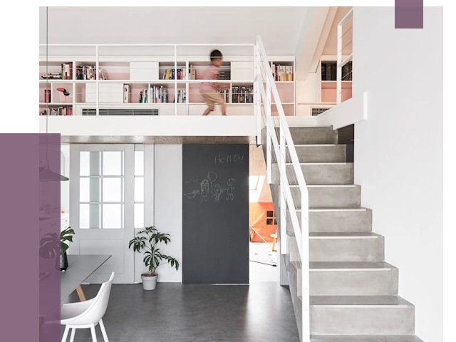 Лестницы для двухуровневой квартиры в Мончегорске от 174225 руб. | ПРОЛЁТ-Мнч