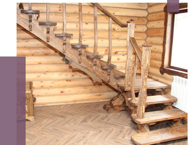 Лестницы в баню в Мончегорске от 18887 руб. — изготовление | ПРОЛЁТ-Мнч