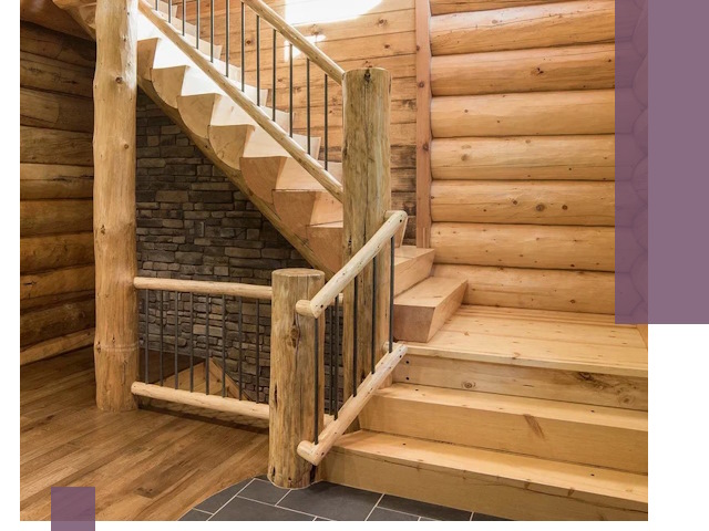 Лестницы в баню под заказ и профессиональный монтаж в Мончегорске