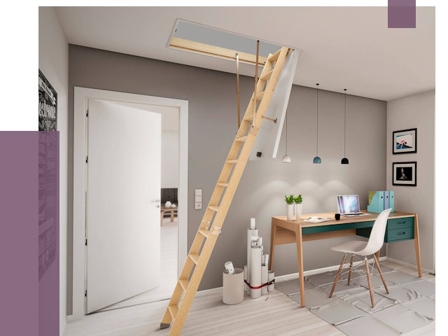 Чердачные лестницы в Мончегорске — от 14393 руб. | ПРОЛЁТ-Мнч