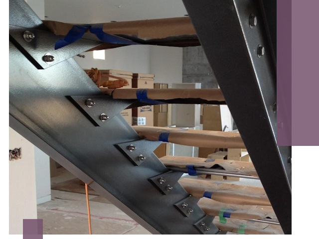 Усиление лестничных конструкций и усиление опор в Мончегорске