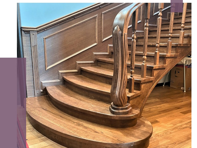 Дубовые лестницы под ключ в Мончегорске от 174225 руб. — ПРОЛЁТ-Мнч