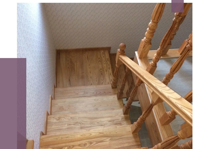 Сосновые лестницы в Мончегорске под ключ от 7979 руб.  | ПРОЛЁТ-Мнч