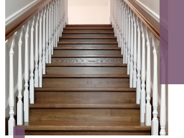 Лестницы из ясеня на заказ в Мончегорске — изготовление и монтаж