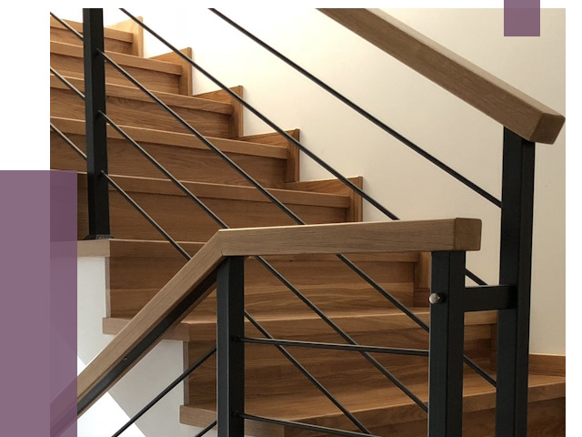 Обшивка металлической лестницы деревом в Мончегорске от 4293 руб. 