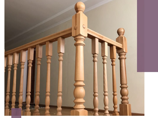 Деревянные перила на заказ в Мончегорске: монтаж и изготовление