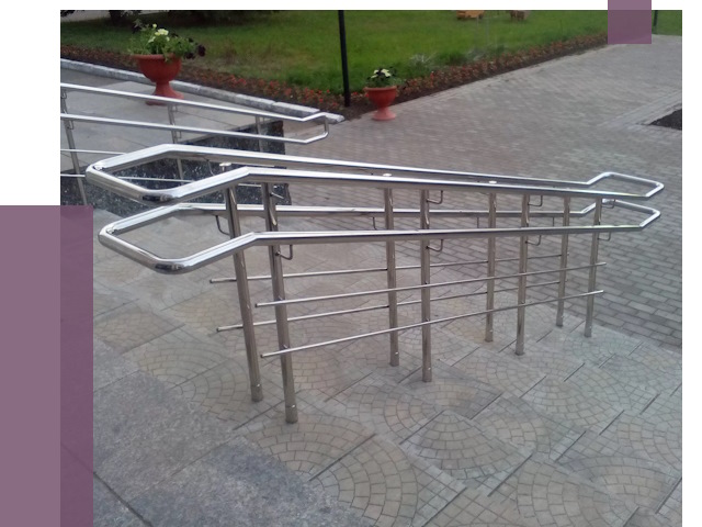 Перила для инвалидов в Мончегорске от 7494 руб. под ключ | ПРОЛЁТ-Мнч