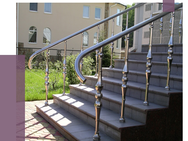 Перила для крыльца в Мончегорске от 10605 руб. — монтаж ПРОЛЁТ-Мнч