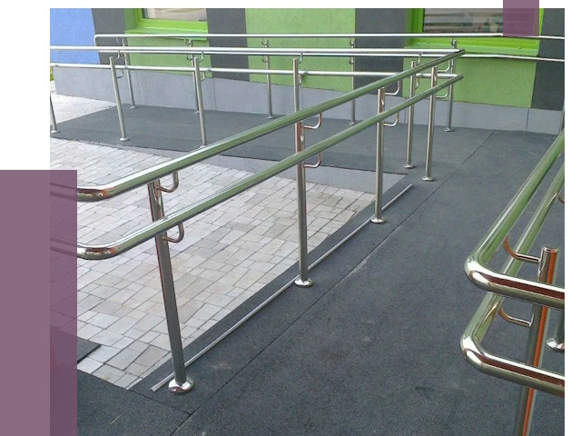 Ограждения пандусов в Мончегорске от 4293 руб. монтаж | ПРОЛЁТ-Мнч