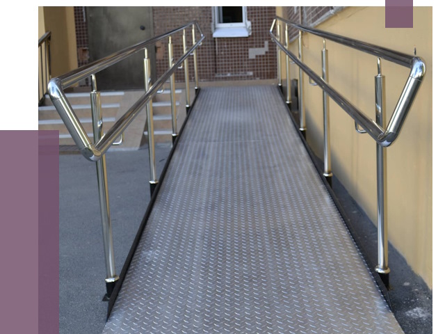 Пандусы в Мончегорске от 12120 руб. — установка для инвалидов | ПРОЛЁТ-Мнч