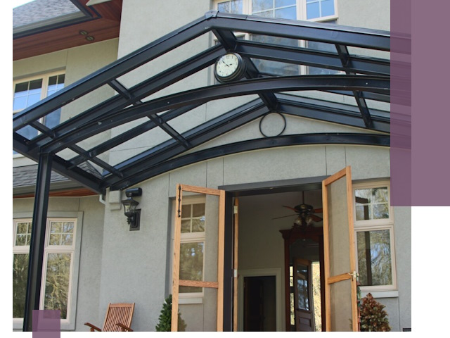 Изготовление и монтаж навесов и козырьков в Мончегорске