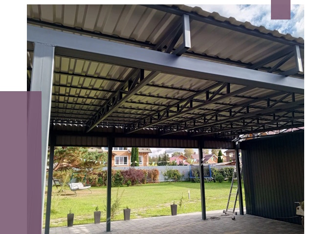 Монтаж навесов в Мончегорске от 7272 руб. — установка навеса | ПРОЛЁТ-Мнч