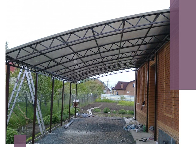 Профессиональный монтаж навесов под ключ в Мончегорске