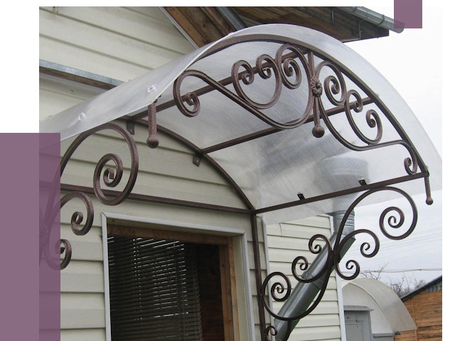 Изготовление козырьков в Мончегорске от 7272 руб. — заказать | ПРОЛЁТ-Мнч