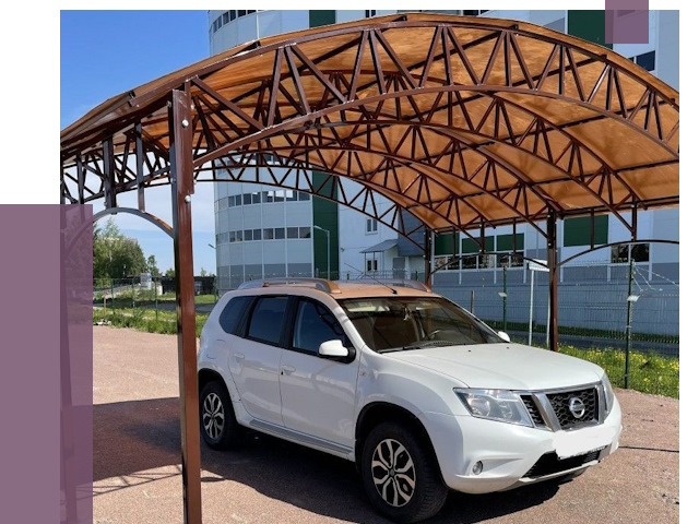 Недорогие навесы в Мончегорске от 42420 руб.  | ПРОЛЁТ-Мнч