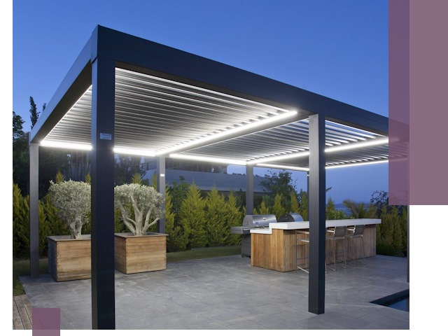 Навесы отдельно стоящие под ключ в Мончегорске из металла и поликарбоната