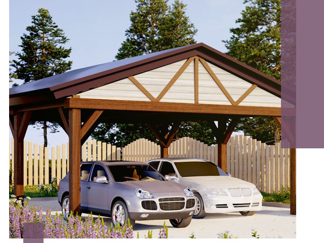 Навесы для автомобиля в Мончегорске — изготовление и монтаж