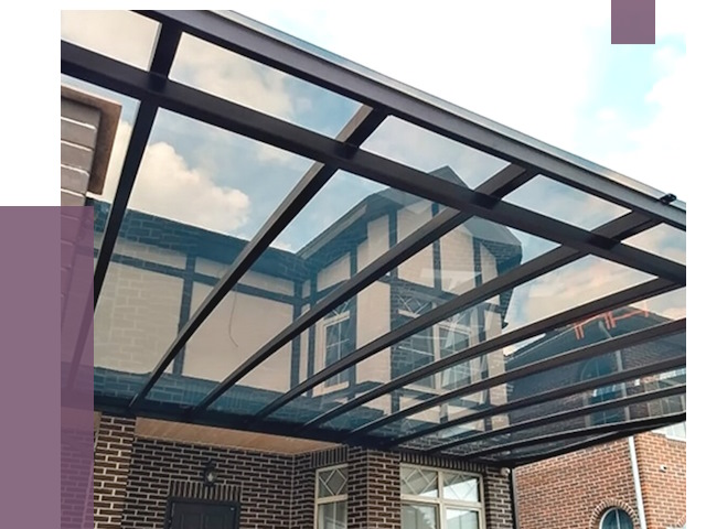 Навесы из поликарбоната в Мончегорске от 8504 руб. под ключ — ПРОЛЁТ-Мнч