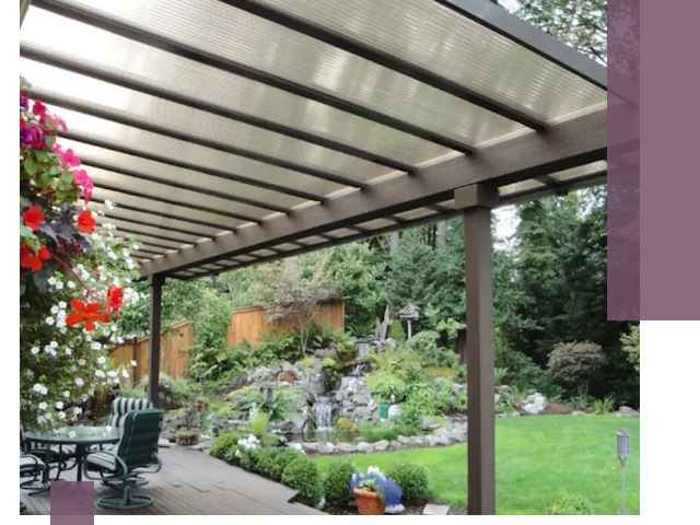 Навесы из поликарбоната под ключ в Мончегорске быстро и надёжно