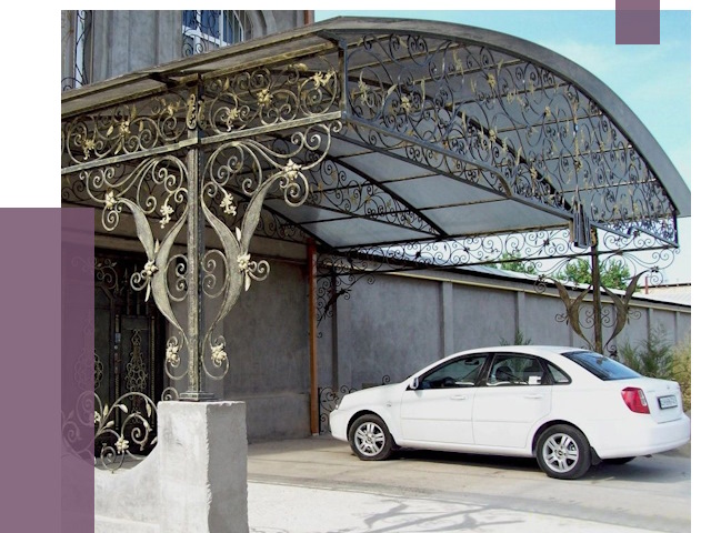 Кованые навесы в Мончегорске от 14393 руб. | ПРОЛЁТ-Мнч