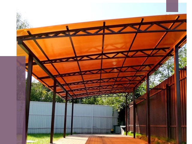 Односкатные навесы под ключ в Мончегорске от 12979 руб. 