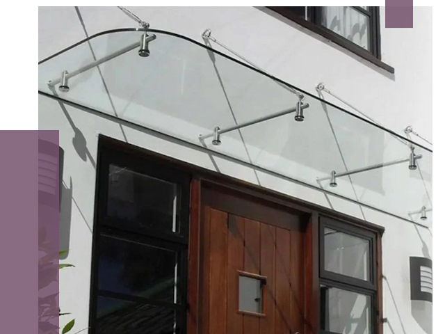 Стеклянные козырьки в Мончегорске от 18685 руб. | ПРОЛЁТ-Мнч