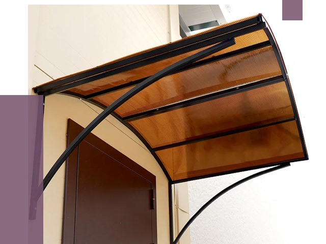 Недорогие козырьки в Мончегорске от 7494 руб.  | ПРОЛЁТ-Мнч