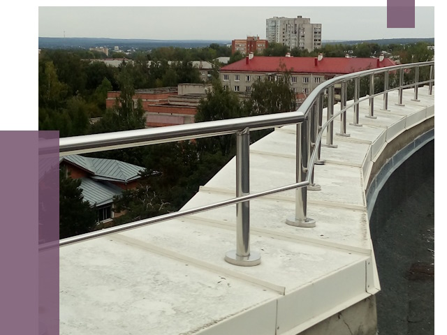 Парапеты и ограждения кровли в Мончегорске от 4899 руб.