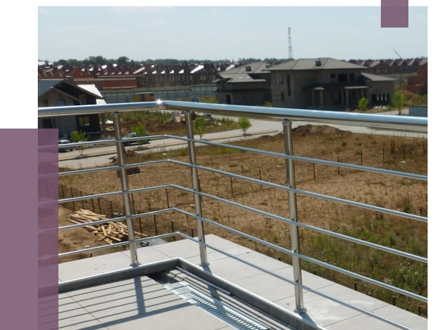 Парапеты из нержавеющей стали в Мончегорске от 7878 руб. за м² | ПРОЛЁТ-Мнч