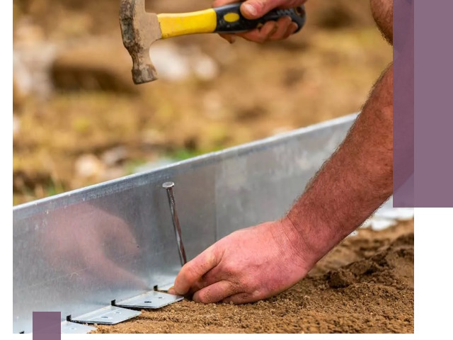 Монтаж металлических бордюров в Мончегорске быстро и качественно