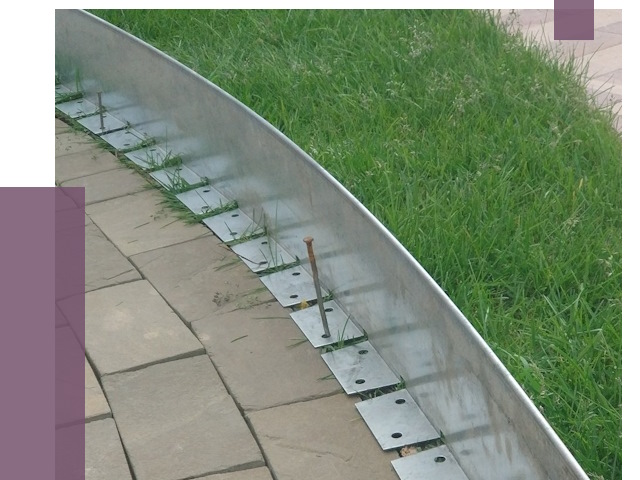 Металлические бордюры для тротуаров в Мончегорске от 8585 руб.