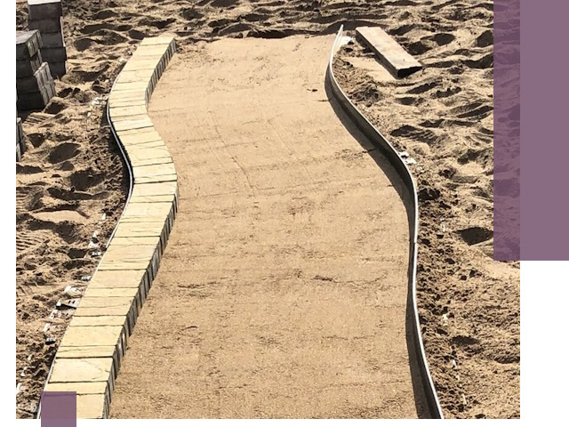 Металлические бордюры для тротуаров в Мончегорске — прочные и долговечные