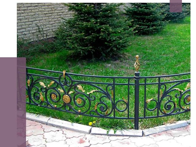Кованые газонные ограждения в Мончегорске от 7525 руб. — ПРОЛЁТ-Мнч